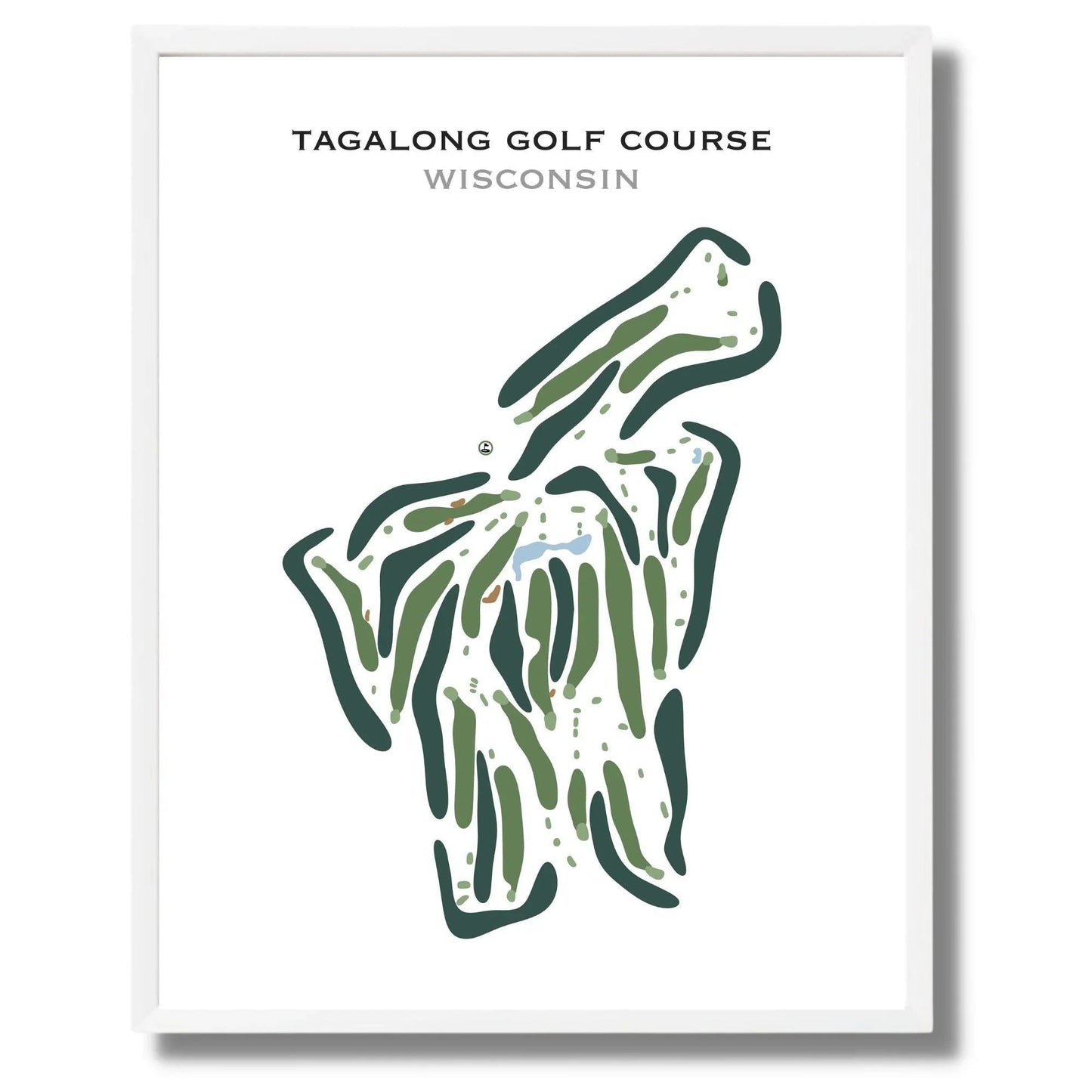 Tagalong Golf Course, Wisconsin - Printed Golf Course