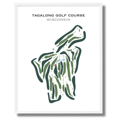 Tagalong Golf Course, Wisconsin - Printed Golf Course