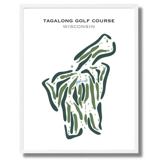Tagalong Golf Course, Wisconsin - Printed Golf Course