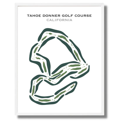 Tahoe Donner Golf Course, California - Printed Golf Courses