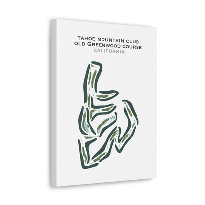 Tahoe Mountain Club, Old Greenwood Golf Course, California - Printed Golf Course