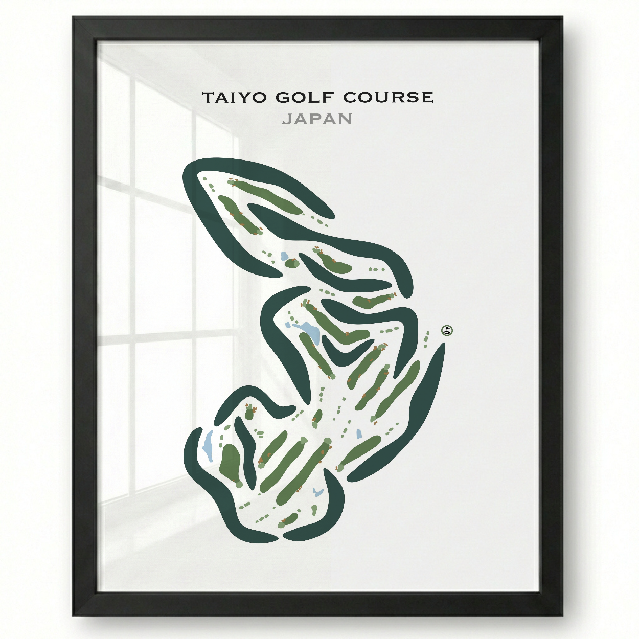 Taiyo Golf Course, Japan - Printed Golf Courses