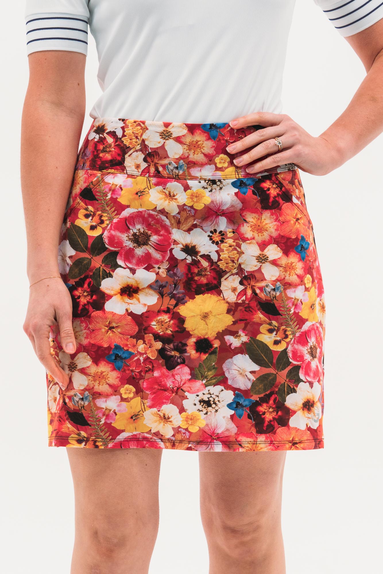 Pressed Floral Skirt
