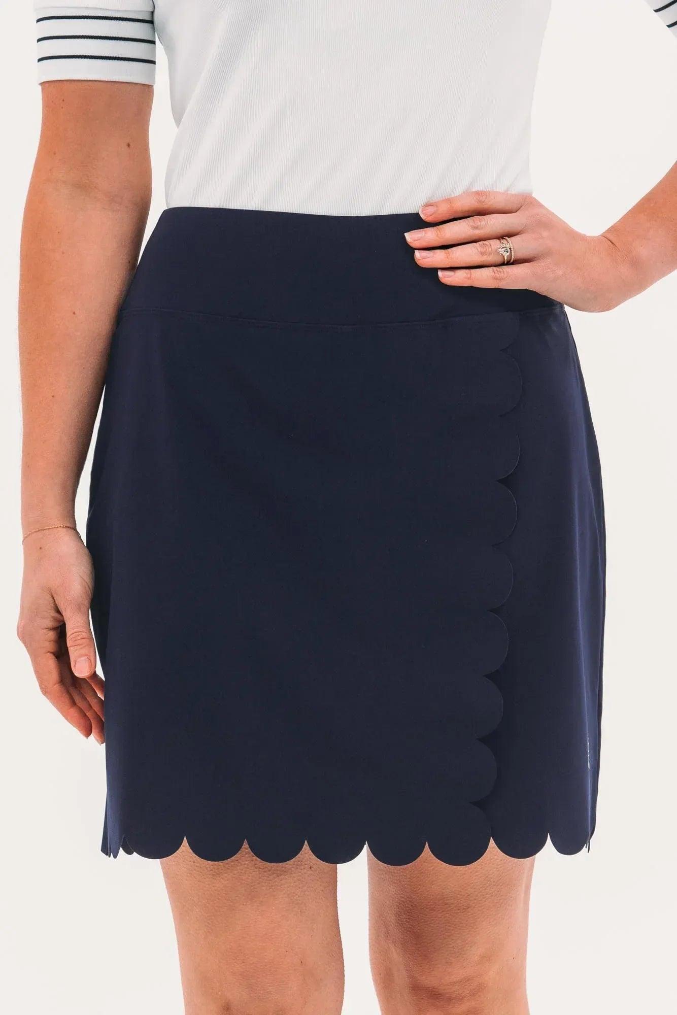 TallScallopSkirt-Navy-Front - GOLF LEAGUE