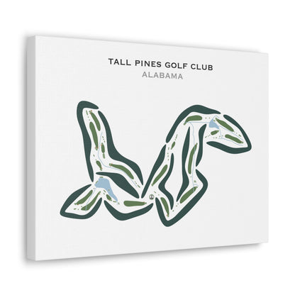 Tall Pines Golf Club, Alabama - Printed Golf Courses