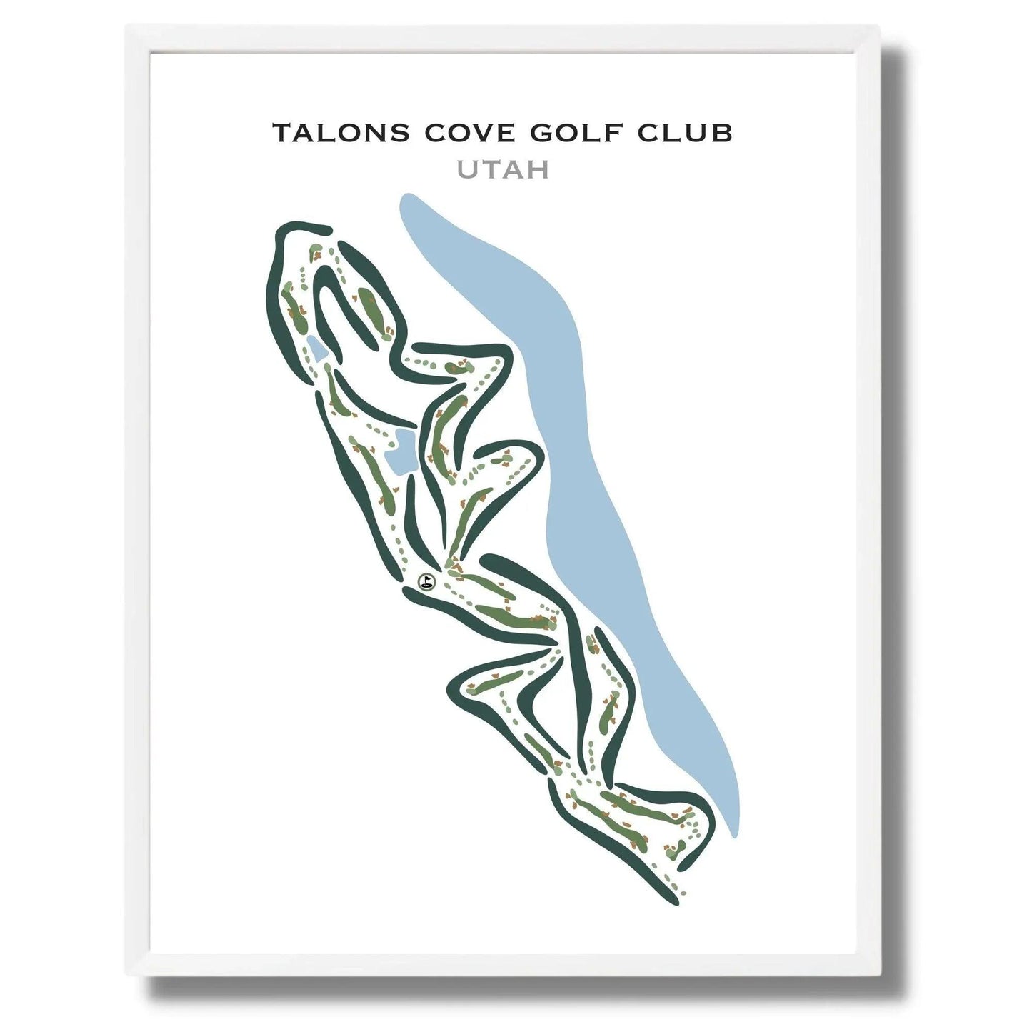 Talons Cove Golf Club, Saratoga Springs Utah - Printed Golf Courses