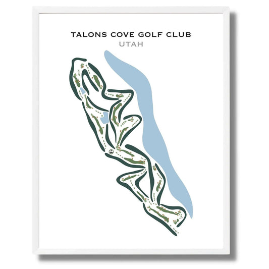 Talons Cove Golf Club, Saratoga Springs Utah - Printed Golf Courses