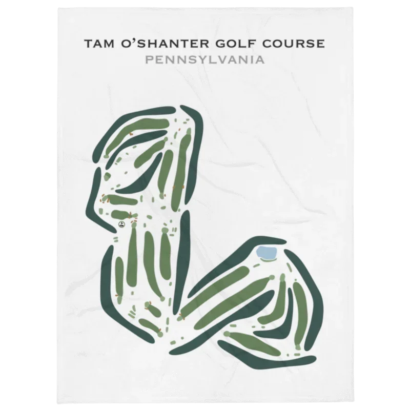 Tam O'Shanter Golf Course, Pennsylvania - Printed Golf Courses