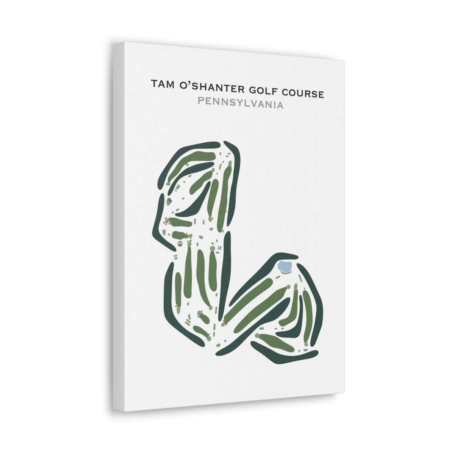 Tam O'Shanter Golf Course, Pennsylvania - Printed Golf Courses
