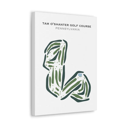 Tam O'Shanter Golf Course, Pennsylvania - Printed Golf Courses