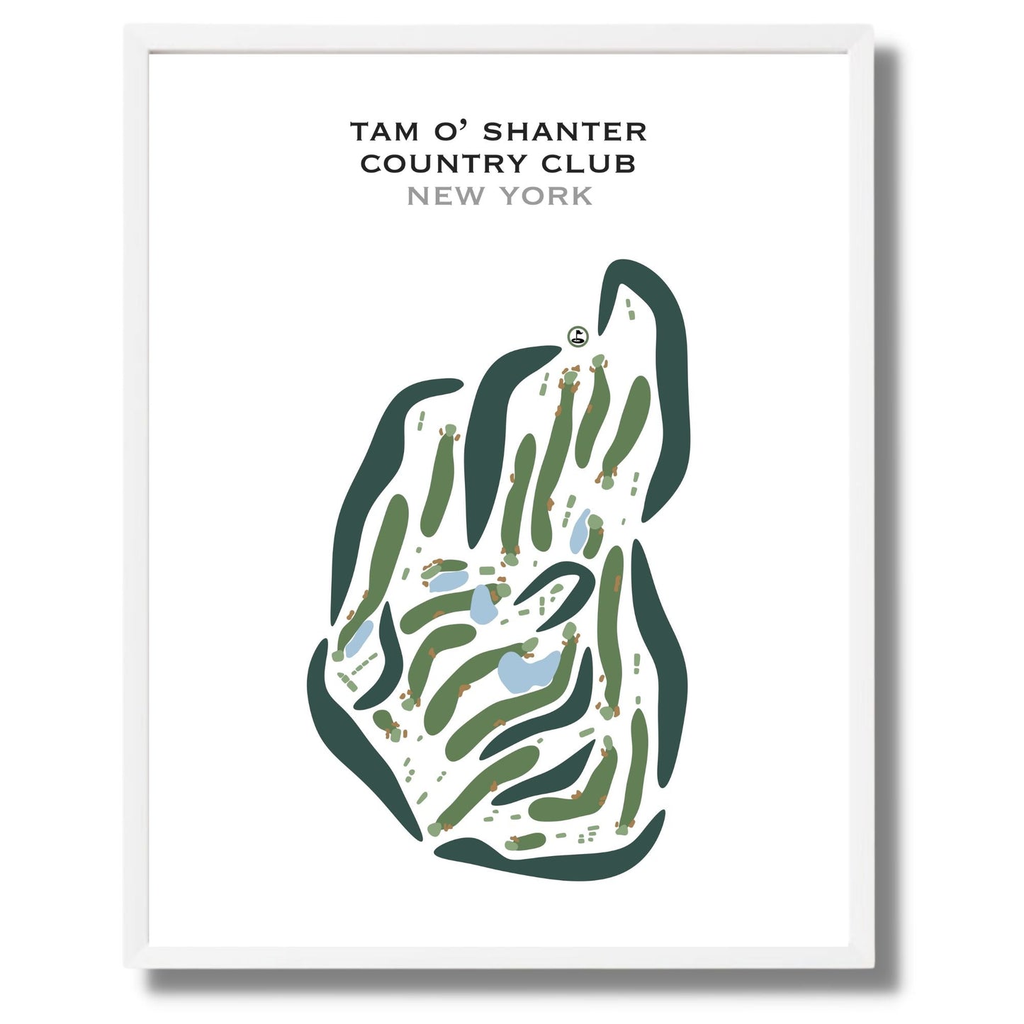 Tam O'Shanter Country Club, New York - Printed Golf Courses