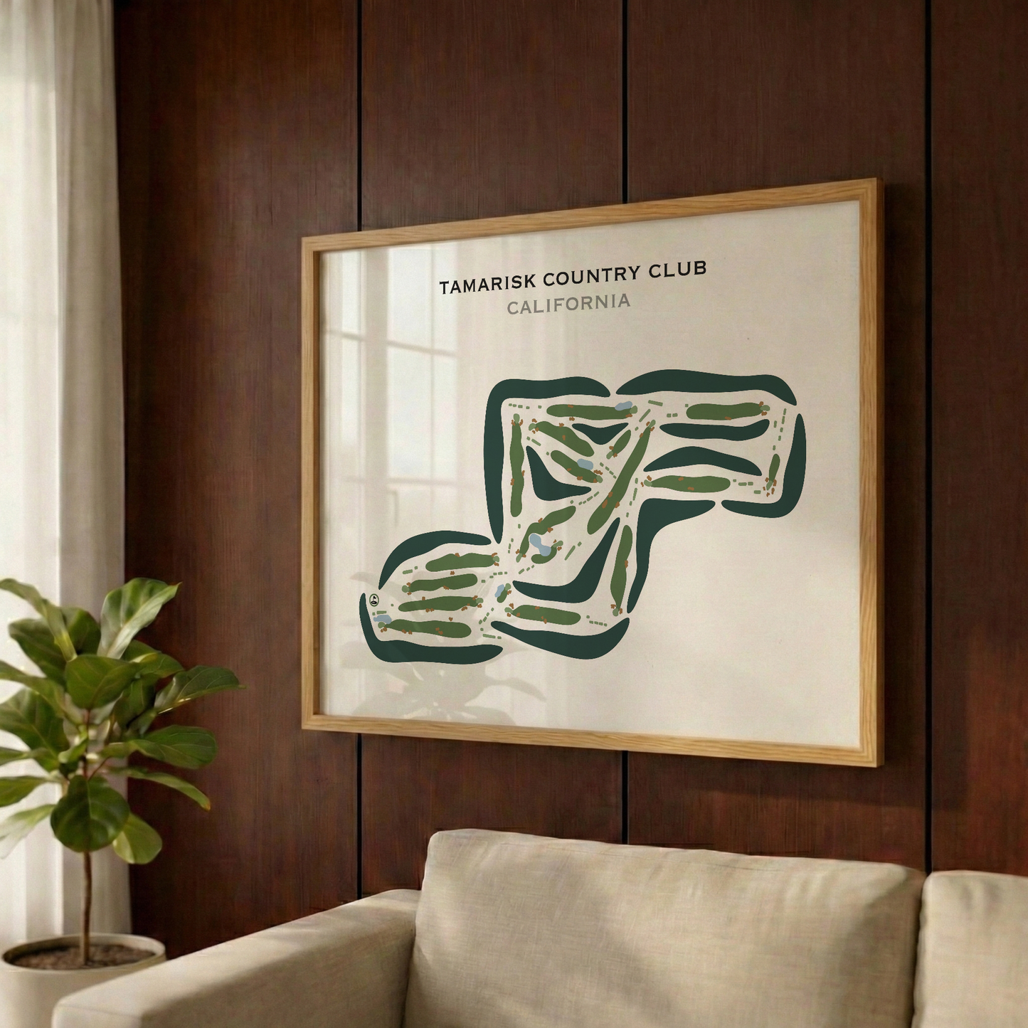 Tamarisk Country Club, California - Printed Golf Courses