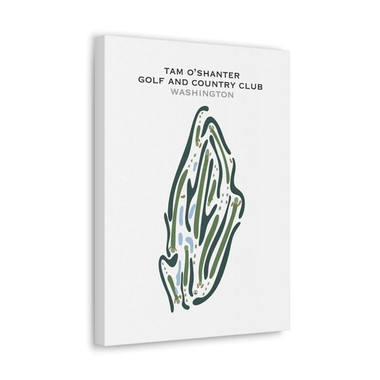 Tam o'Shanter Golf and Country Club, Washington - Printed Golf Courses