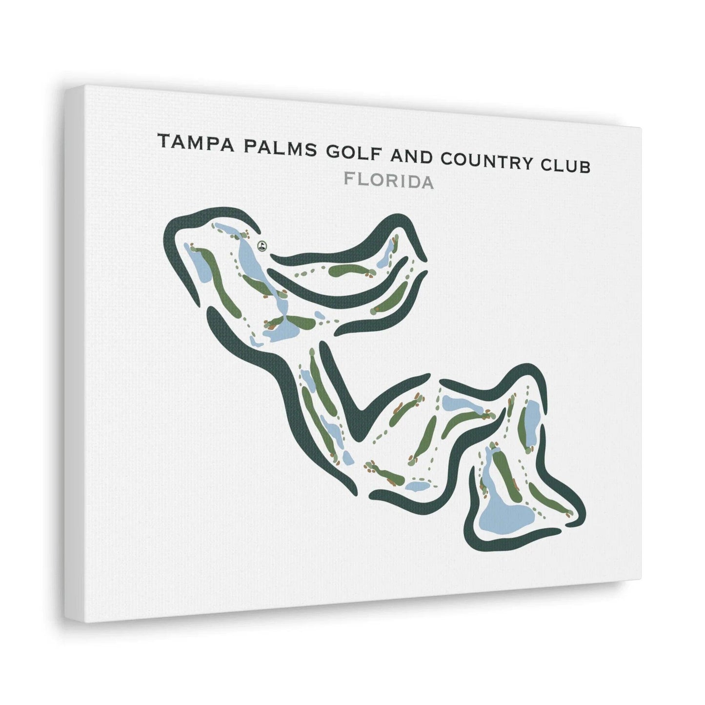Tampa Palms Golf & Country Club, Florida - Printed Golf Courses