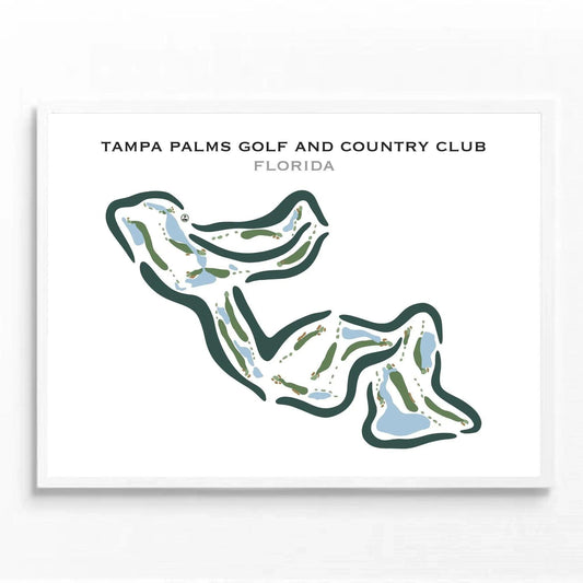 Tampa Palms Golf & Country Club, Florida - Printed Golf Courses