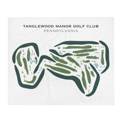 Tanglewood Manor Golf Club, Pennsylvania - Printed Golf Courses