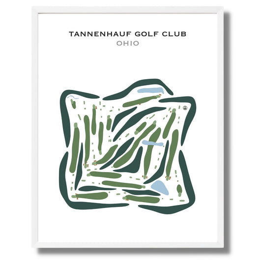 Tannenhauf Golf Club, Ohio - Printed Golf Courses