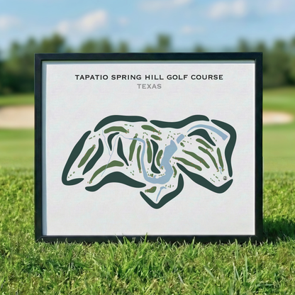 Tapatio Spring Hill Golf Course, Texas - Printed Golf Courses