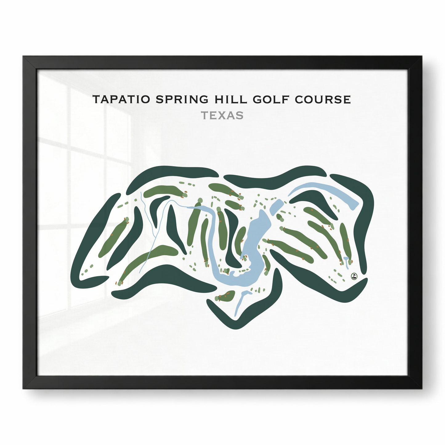 Tapatio Springs Hill Golf Course, Texas - Printed Golf Courses