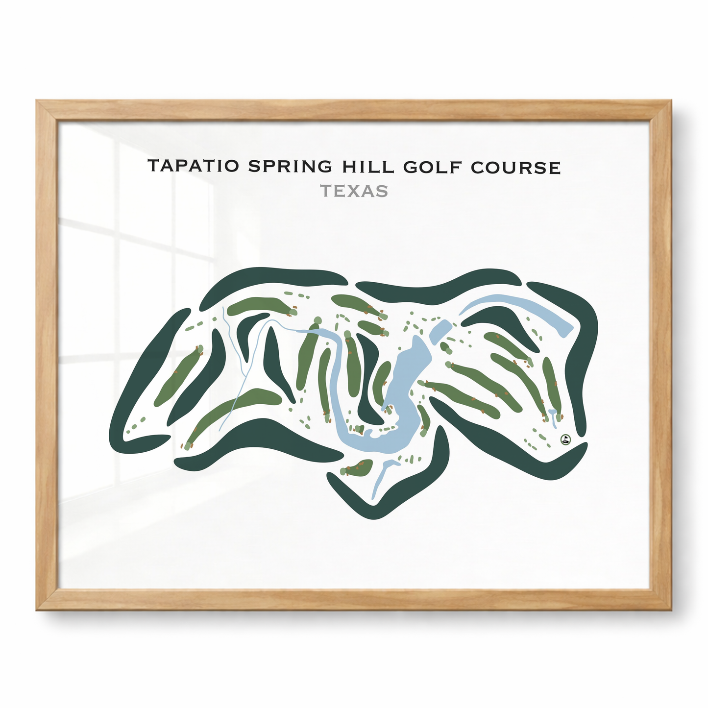 Tapatio Springs Hill Golf Course, Texas - Printed Golf Courses