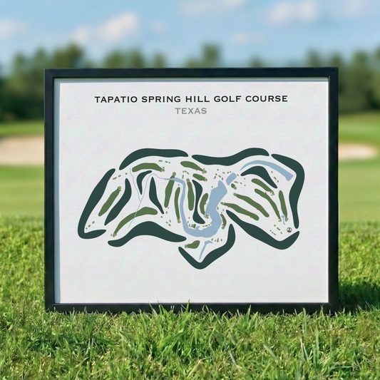 Tapatio Springs Hill Golf Course, Texas - Printed Golf Courses