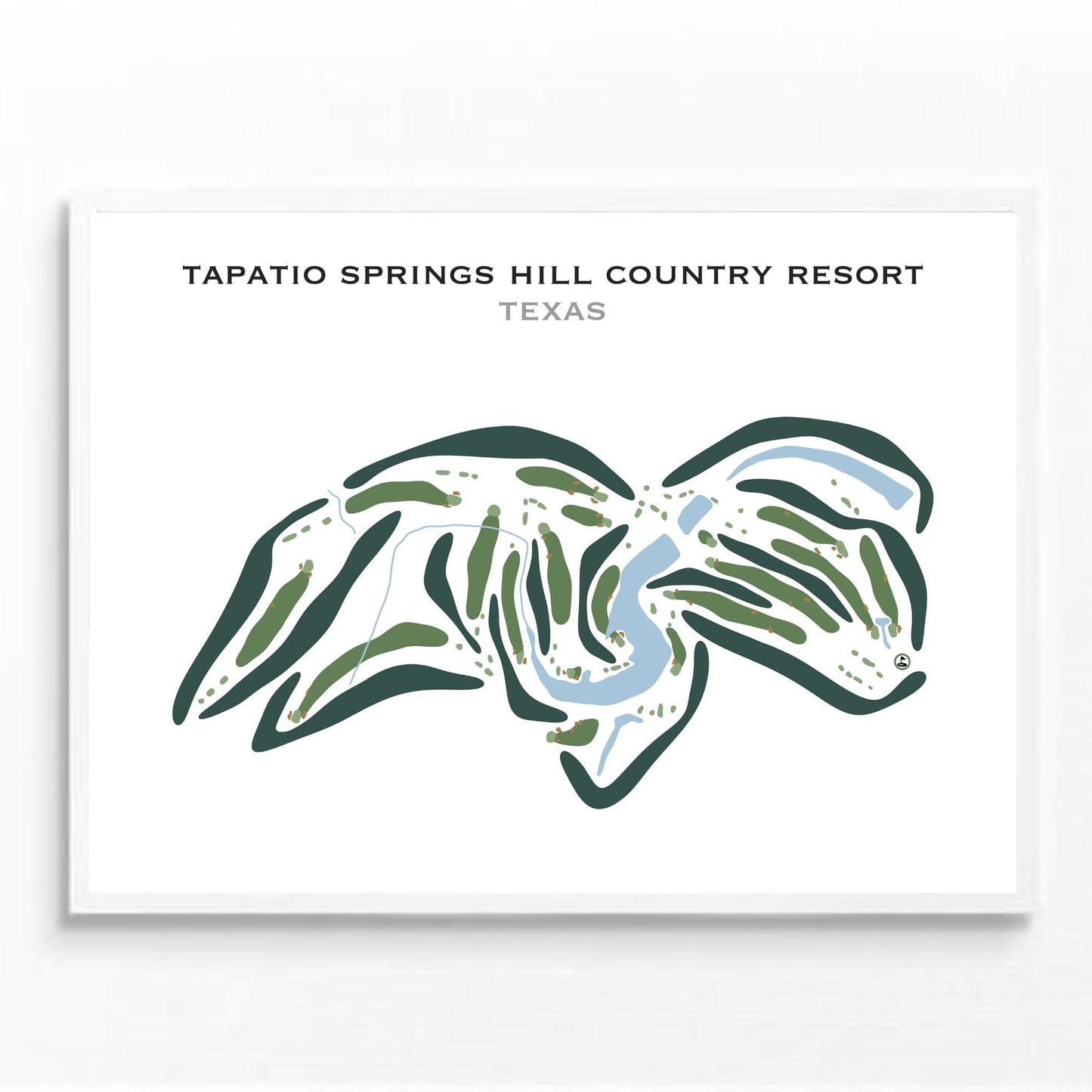 Tapatio Springs Hill Country Resort, Texas - Printed Golf Courses