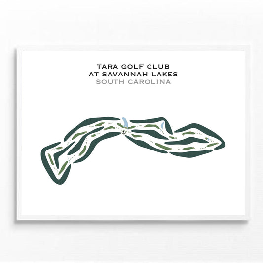 Tara Golf Club at Savannah Lakes, South Carolina - Printed Golf Courses
