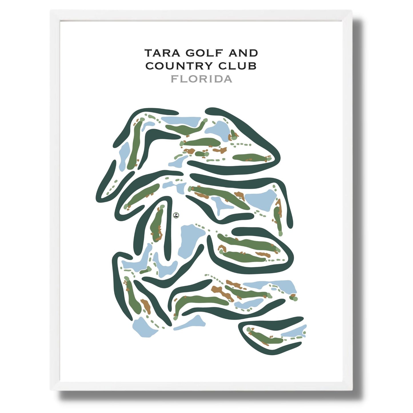 Tara Golf & Country Club, Florida - Printed Golf Courses
