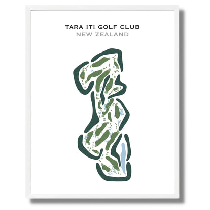 Tara Iti Golf Club, New Zealand - Printed Golf Courses
