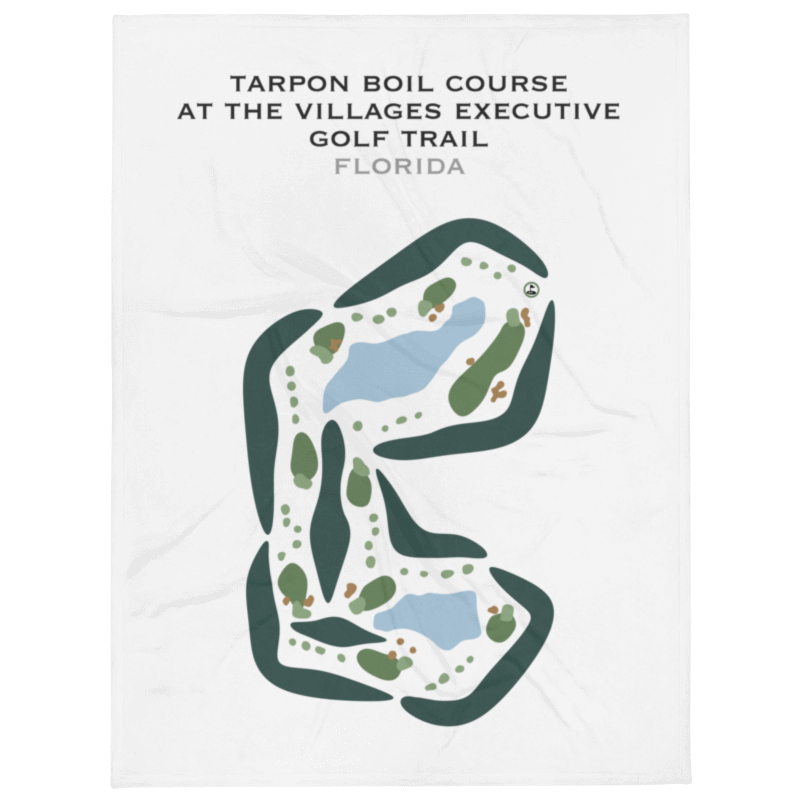 Tarpon Boil Course at The Villages Executive Golf Trail, Florida - Printed Golf Courses