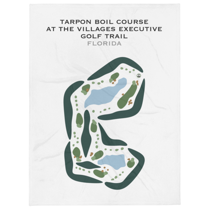 Tarpon Boil Course at The Villages Executive Golf Trail, Florida - Printed Golf Courses