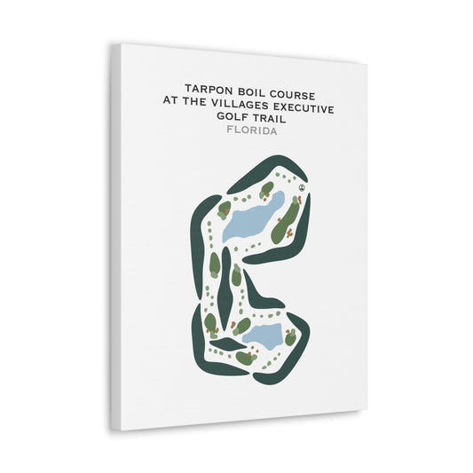Tarpon Boil Course at The Villages Executive Golf Trail, Florida - Printed Golf Courses