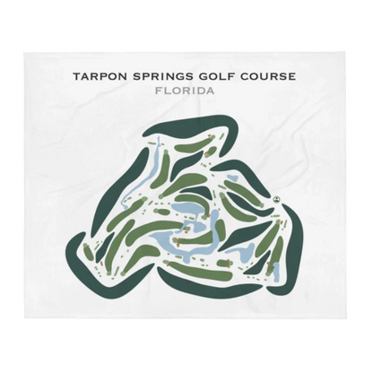 Tarpon Springs Golf Course, Florida - Printed Golf Courses
