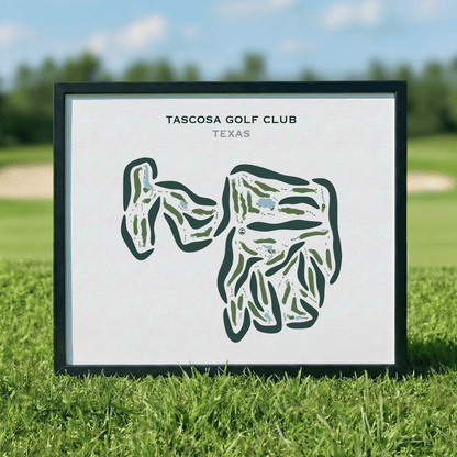 Tascosa Golf Club, Texas - Printed Golf Courses