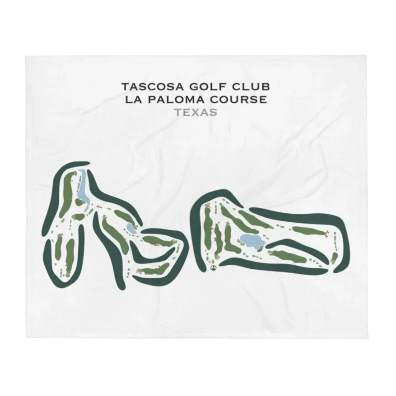 Tascosa Golf Club, La Paloma Course, Texas - Printed Golf Courses