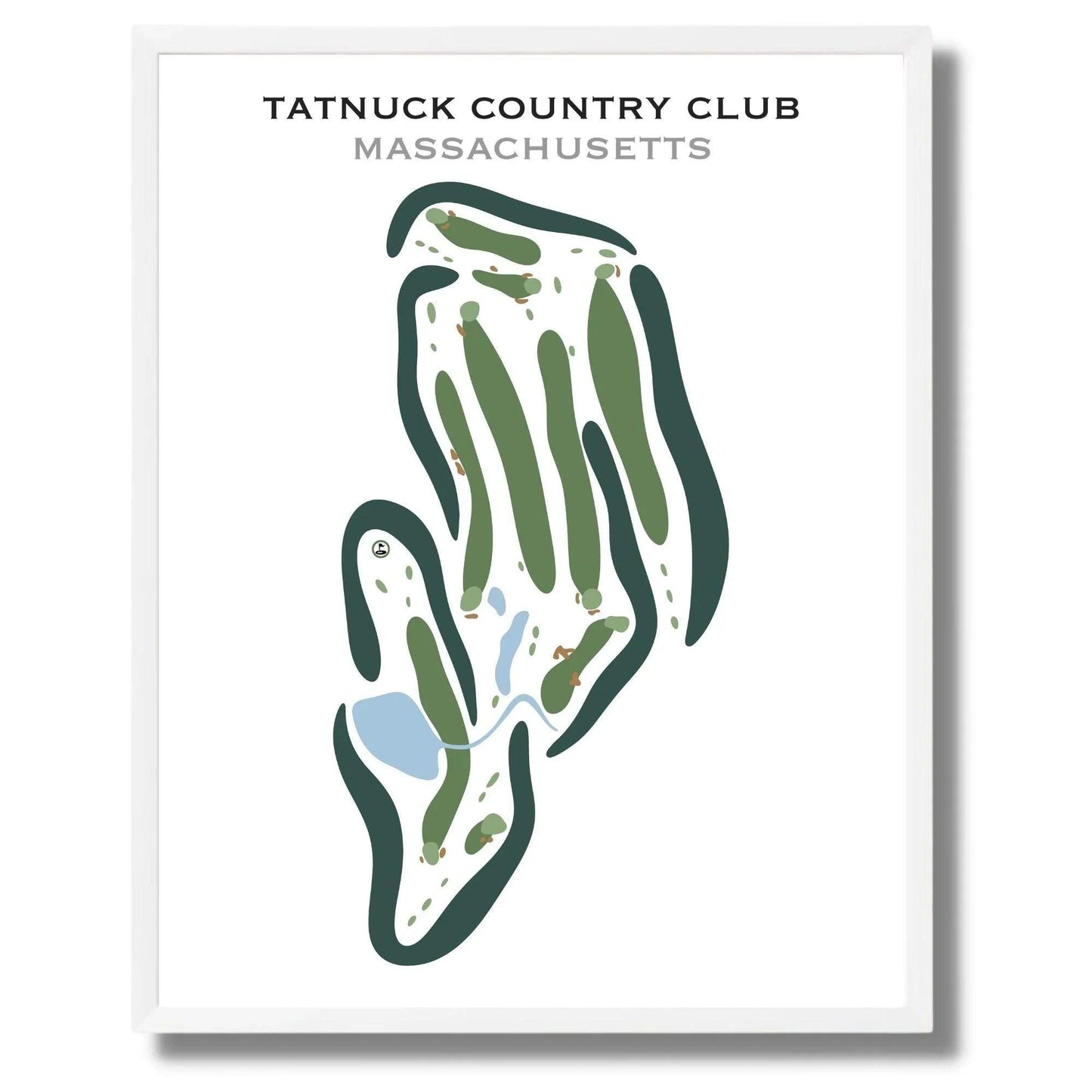 Tatnuck Country Club, Massachusetts - Printed Golf Courses