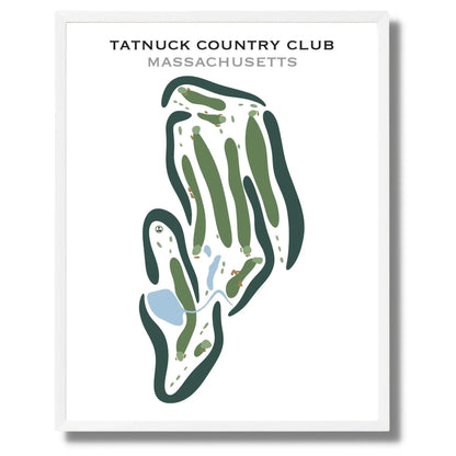Tatnuck Country Club, Massachusetts - Printed Golf Courses
