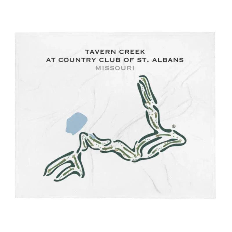 Tavern Creek At Country Club of St. Albans, Missouri - Printed Golf Courses