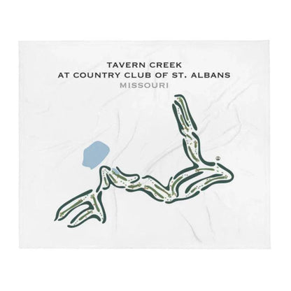 Tavern Creek At Country Club of St. Albans, Missouri - Printed Golf Courses