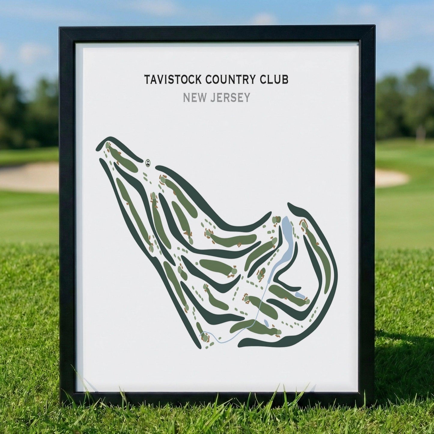 Tavistock Country Club, New Jersey - Printed Golf Courses