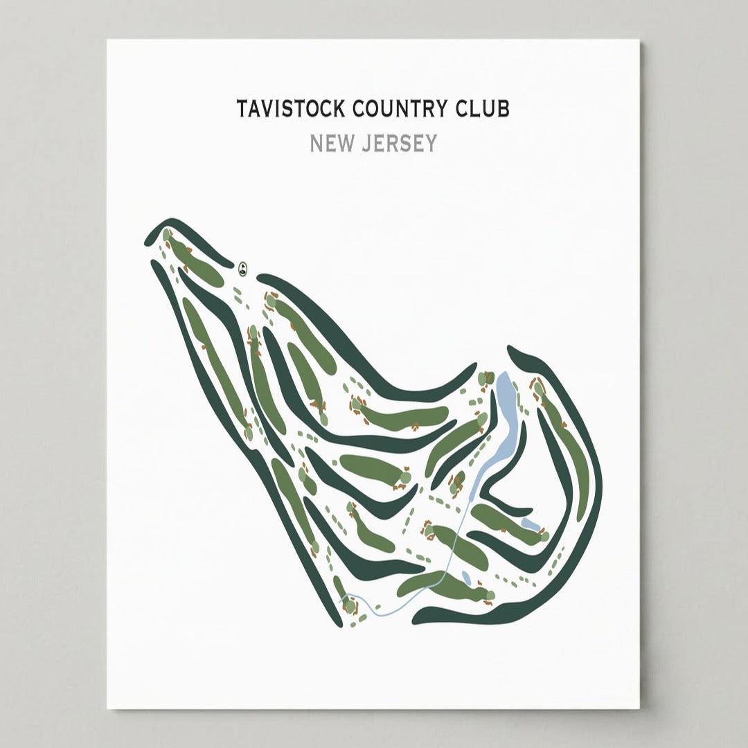Tavistock Country Club, New Jersey - Printed Golf Courses