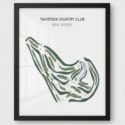 Tavistock Country Club, New Jersey - Printed Golf Courses