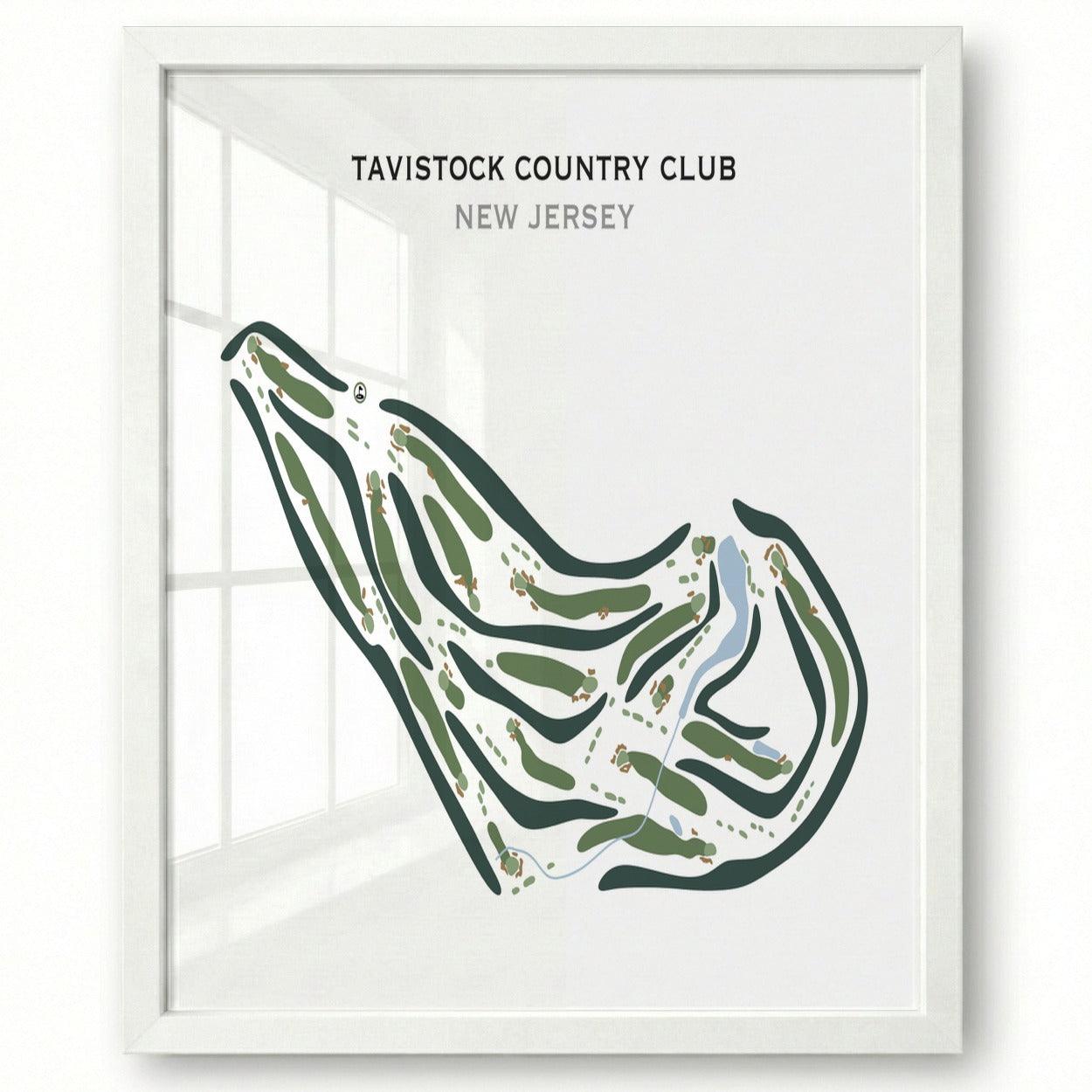 Tavistock Country Club, New Jersey - Printed Golf Courses