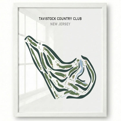 Tavistock Country Club, New Jersey - Printed Golf Courses