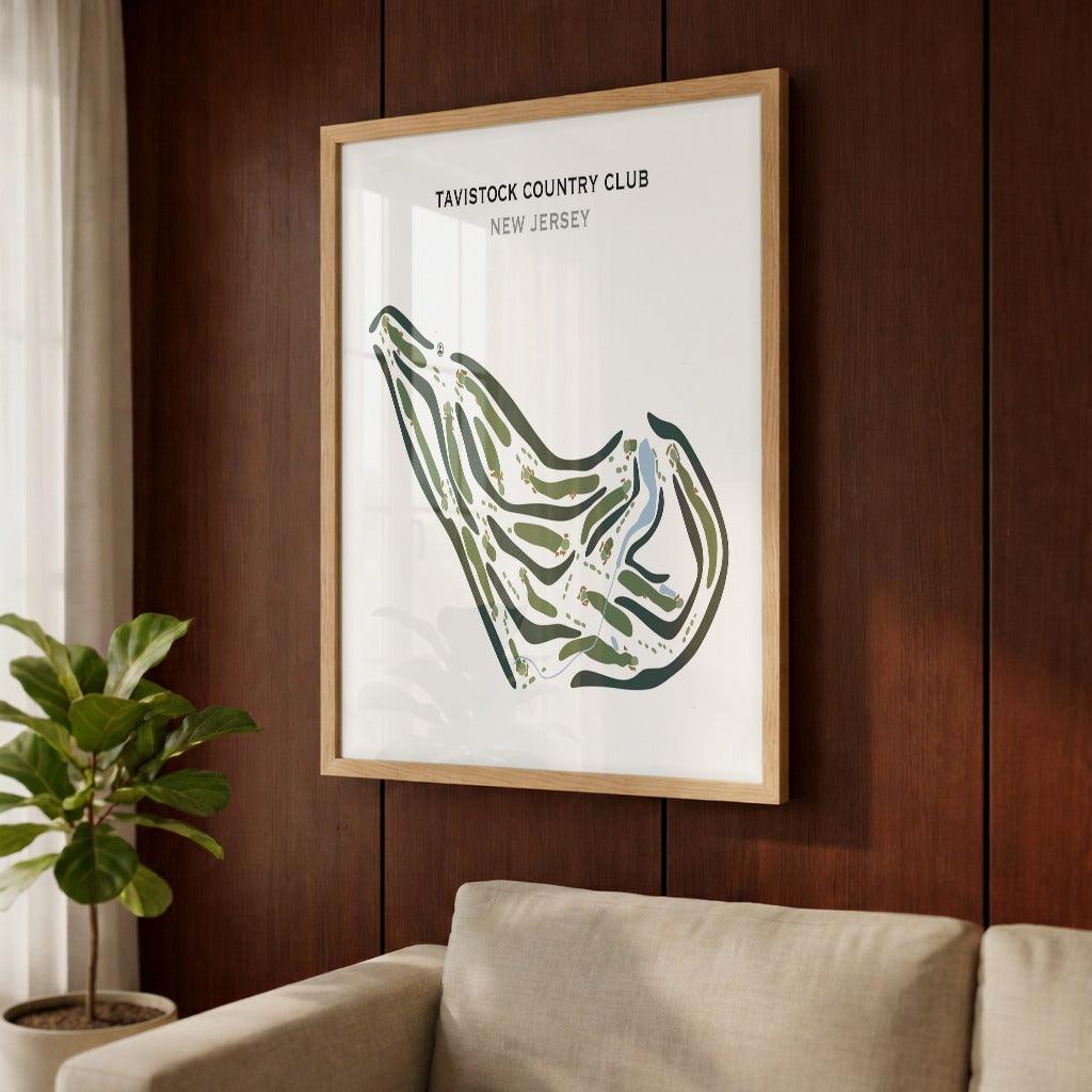 Tavistock Country Club, New Jersey - Printed Golf Courses
