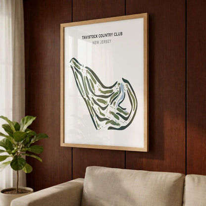 Tavistock Country Club, New Jersey - Printed Golf Courses