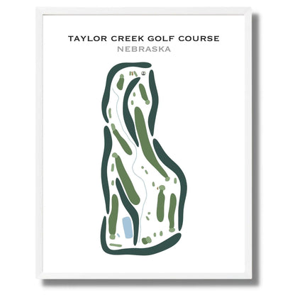 Taylor Creek Golf Course, Nebraska - Printed Golf Course