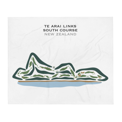Te Arai Links - South Course, New Zealand - Printed Golf Courses