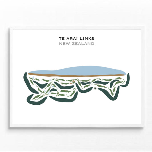 Te Arai Links, New Zealand - Printed Golf Courses