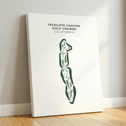 Tecolote Canyon Golf Course, California - Printed Golf Courses